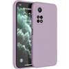 Topme Cover per Xiaomi MI 10T 5G / Xiaomi MI 10T Pro 5G (6.67 Inches) Custodia Case, Protezione Della Pelle Della Custodia in Silicone Tpu - Erba viola