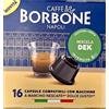 CAFFE' BORBONE SRL Capsule Borbone Miscela Dek - 16 Compatibili Dolce Gusto