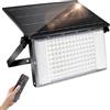CREATESTAR Faretto Led da Esterno Solare, 150W Faro Led Esterno con Sensore di Movimento, 8000mAh Lampada Solare con Pannello, IP65 Impermeabile Faretti Solari per Giardino Garage Cortile