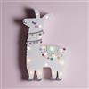 Lights4fun - Lampada Decorativa di Legno a Lama con 17 LED Bianco Caldo a Pile