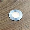 VBLED® Mini lampada a LED da incasso a pavimento, in acciaio inox, IP67, senza driver LED, 0,3 W, 12 VDC, 15 lumen, 3000 K con cavo da 7 metri