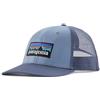 Patagonia P-6 Logo LoPro Trucker Hat new, Barnacle blue