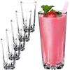 KADAX Bicchieri Trasparenti da Cocktail in Vetro, Bicchieri Highball con Profilo Alto per Long Drink, Mojito e Acqua, Tumbler Moderni (Set di 6, 330 ml)
