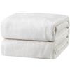 Corredocasa, Coperta Pile - Plaid Divano - Plaid Pile con Cuffie Morbide e Soffici - Made in Italy - Prodotto Disponibile in Diversi Colori - Plaid Singolo Misura 130x160 (Bianco)