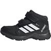 adidas Terrex Skychaser Mid Gore-Tex Hiking Shoes Kids, Scarpe da Trekking, Core Black/Ftwr White/Semi Impact Orange, 32 EU
