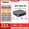Ninkear Mini PC Ninkear M7 AMD Ryzen 5 7430U 2,3 GHz-4,3 GHz Mini computer Windows 11 PRO 16 GB DDR4 RAM 512 GB SSD WIFI 6.0 Ventola di raffreddamento - DDR4 da 16 GB + SSD da 512 GB