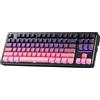 Redragon K728 PRO Tastiera da gioco con guarnizione wireless all'80%, tastiera meccanica TKL a 3 modalità 87 tasti con LED sudfaccettante e calzino hot-swap -