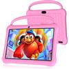 PRITOM Tablet Android per bambini Octa-Core da 10,1 pollici con custodia, 64 GB 1 TB espandibile per bambini piccoli, controllo parentale, doppia fotocamera,
