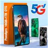 CHOTOG Pova 6 Pro Pova 5 pro Smartphone originale 16GB + 1TB Telefono cellulare 5G Dual SIM 8000mAh Telefono cellulare Android Face sbloccato Cellulare - Sliver 12GB 512GB