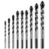 Keratobleem 9 Pezzi Punta da Trapano per Piastrelle, Set di Punte da Trapano Professionali (3/4/5/6/6/6/8/10/12mm), per Piastrelle di Ceramica, Mattoni, Plastica, Cemento, Legno, Vetro