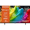 GRUNDIG 50 VOE 84 Q TV 50 Pollici TV QLED VPI 1800, Google TV, 4K UHD, Dolby Vision, HDR10+, Motion Picture Improvement, Chromecast Built-in, Bluetooth, Smart TV, Nero