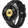 HUAWEI WATCH GT 6 GPS 46mm Smartwatch, Display AMOLED da 1,47 pollici, Fino a 21 giorni, Ciclismo, Oltre 100 Modalità Sportive, iOS e Android, Pagamento NFC, Monitoraggio della Salute, Nero