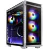 XPG Case computer desktop Micro ATX / Mini ITX / ATX XPG Battlecruiser Bianco Ner