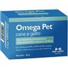 Omega Pet - Integratore Alimentare Omega-3 per Cani e Gatti, 60 Perle Softgel