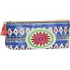Home Decor Beauty case Dkd Home Decor blu arancione poliuretano africano (28 x 8 x 20 cm)