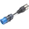 smart Juice Juice Connector, Spina CEE16 Blu, Soluzione di Ricarica Auto Elettrica con Regolazione Automatica, Spine per Caricabatterie Auto, Compatibile con Il Juice Booster 2 e Il Juice Booster 3 Air Wallbox