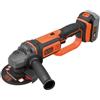 BLACK + DECKER Smerigliatrice angolare a batteria BLACK + DECKER BCG720M1 18V Ø 125 mm, 8600 giri/min, 2 batterie