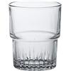 DURALEX impilabile Vetro a Acqua 160 ml, impilabile, Senza Riferimento di riempimento, 6 Bicchieri