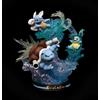 Action Figure Pokémon Squirtle Blastoise Wartortle Evolution 25cm Collect Anime