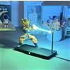 Action Figure Dragon Ball Z Goku Super Sayan Statua Kamehameha Collezione Anime