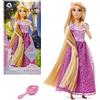 Disney Store Bambola Ufficiale Classica per Bambini Rapunzel, Intrecciata, 29 cm, Include Spazzola con Dettagli modellati, posizionabile in Abito Scintillante - per Bimbi dai 3 Anni in su
