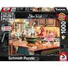 Schmidt Spiele 59919 Puzzle segreto, Al tavolo della cucina, 1000 pezzi