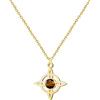 Cotigo Collana da donna Nodo di strega con pietra naturale e acciaio inossidabile + in regalo un bracciale con 7 nodi, nodo di strega doppia protezione, Amuleto della fortuna, Regalo per donna