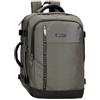 Movom Buster Zaino da Cabina per Portatile 15,6 Grigio 25 x 40 x 17 cm Poliestere con dettagli in finta pelle 17 L, grigio, Zaino da cabina per laptop