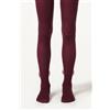 Calzedonia Collant Da Bambina Con Fiocco Bordeaux