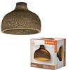 LEDVANCE Decor Cardboard Hat marrone in cartone ondulato, leggera, E27,