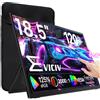 EVICIV Monitor Portatile 18,5 Pollici 120Hz Grande Touchscreen Portable Monitor 1080P 125% sRGB 2000:1 FHD IPS con Supporto/VESA Schermo da Gioco Eye-Care per Laptop/PC/Cellulare/Game Consoles