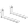 RICOO Mensola microonde parete WM0106 Porta forno elettrico Mobili cucina Scaffale salvaspazio Ripiano muro Organizer elettrodomestici Bianco