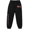 Elvis Presley Official Merch Red/Black Logo Sweatpants Pantaloni da Tuta, Nero, L Unisex-Adulto