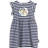CERDÁ LIFE'S LITTLE MOMENTS Vestido para Niñas Diseño Elegante Y Cómodo con Colores Vibrantes Y Estampados Encantadores de Disney Vestito, Minnie Dark Blue, 3 Anni Bambina