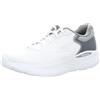Skechers Go Run Lite Anchorage, Sneaker Uomo, Bianco (White And Grey Textile Synthetic), 44.5 EU