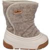 CMP ECO BABY LATU SNOWBOOT SHOES, Stivali da Neve Unisex - Bambini e ragazzi, Bone Mel, 24/25 EU