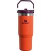 Stanley Flip Straw Tumbler 1.0 Borraccia Con Cannuccia 0.89L - Fredda Per 12 Ore - Borraccia Termica Senza BPA - Bottiglia Acqua Facile Da Trasportare - Lavabile In Lavastoviglie - Tigerlily