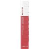 Maybelline New York Tinta Labbra a Lunga Durata, Effetto Matte e Colore Intenso, Tenuta fino a 16 Ore, No Transfer e Senza Sbavature, SuperStay Matte Ink, Tonalità: Ringleader (175), 5 ml