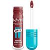 NYX Professional Makeup Gloss e Tinta Labbra Idratante 2in1, Idratazione fino a 12H, Con Vitamina B12 e Magnesio, Lip IV Hydrating Gloss Stain, Tonalità: 08 Drippin' In Rose