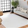 Livabliss Chicago Tappeto da Esterno ed Interni Tappeto Esterno Terrazzo Moderne, per Giardino, Balcone, Stile Boho Tappeti Ampi Dimensioni, 80x150 cm Bianco