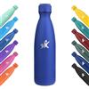 KollyKolla Borraccia Termica, 500ml, Bottiglia Acqua in Acciaio Inox, Termos senza Perdite, Mantiene Caldo 12h e Freddo 24h, Borraccia Bambini per Sportiva, Scuola, Palestra, Viaggi - Blu Zaffiro