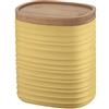 Guzzini Tierra Barattolo, Post Consumed Recycled Poliestereastic, Bamboo, Giallo Senape, M