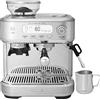 Sencor Macchina per caffè Espresso Sencor, schiumatore latte, macinacaffè a grani, display LCD, Caffettiera Espresso, Cappuccino, Barista Express, Excellence plus, serbatoio acqua e caffè di grande capacità.