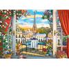 Schmidt Spiele- Parigi 58976 Terrace in Paris, 1000 Piece Jigsaw Puzzle, Multicolore