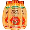 Garnier Ultra Dolce Shampoo Riparatore per Capelli Spezzati Sfibrati Deboli Danneggiati con Doppie Punte Tesori di Miele con Mieli di Manuka Acacia Lavanda - 3 Flaconi da 400ml