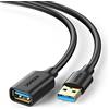 UGREEN Cavo Prolunga USB 3.0 Placcato Oro Cable Maschio A Femmina A 5Gbps per Stampante, Mouse, Tastiera, Hub, Pendrive, Controller, Occhiali VR, Unità Esterna (5M)