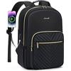 LOVEVOOK Zaino Donna Porta PC 18 Pollici Impermeabile con Caricatore USB, Grande Zaino Computer per Università, Viaggi, Lavoro e Scuola