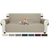 Ystyle Copridivano 3 Posti Con Braccioli, Copridivano Antigraffio Gatto, Copri Divano Universale, Copridivani Mobili Protector, Sofa Cover Per Cani, Copri Divani Elegant, Cachi