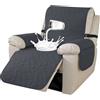 Ystyle Copripoltrona Relax Reclinabile 1 Posto, Copri Poltrona Con Braccioli, Copripoltrona 1 Posto Con Braccioli, Copripoltrone Con Fascia Elastica, Copridivano Reclinabile, Grigio Scuro