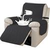 Ystyle Copripoltrona Relax Reclinabile 1 Posto, Copri Poltrona Con Braccioli, Copripoltrona 1 Posto Con Braccioli, Copripoltrone Con Fascia Elastica, Copridivano Reclinabile, Nero